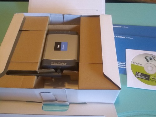 Cisco-Linksys WPSM54G Wireless-G Print Server