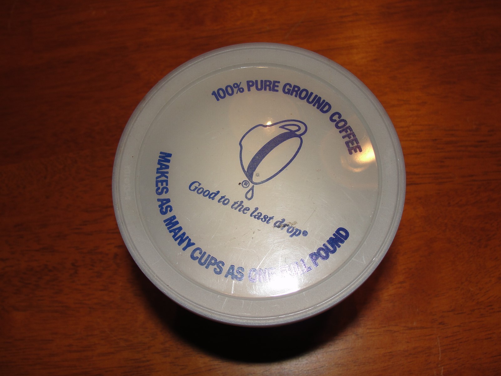 Vintage Lot Maxwell House Master Blend Metal - Tin 13 oz Coffee Can W/ Lid