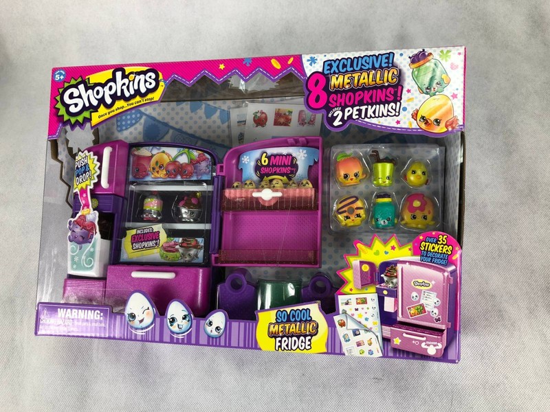 shopkins so cool metallic fridge