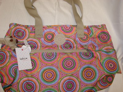kipling nylon lizabeth tote