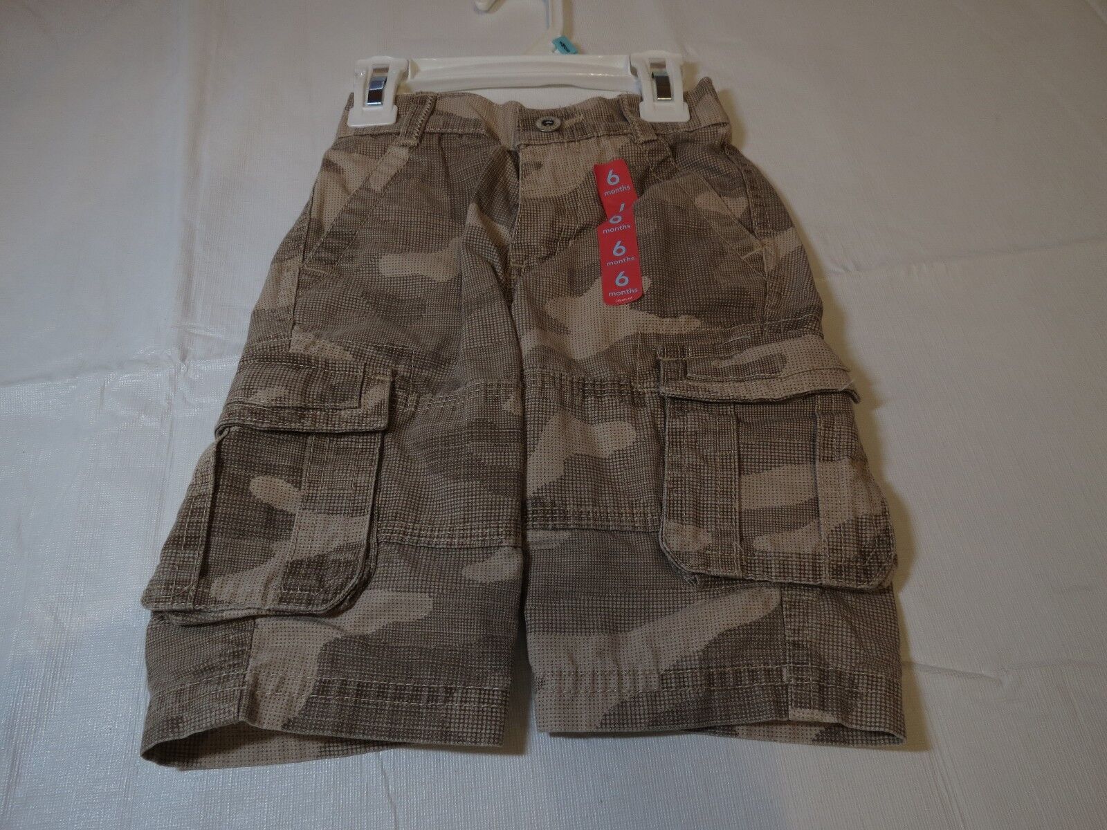 Carter's boys camo 6M easy on pants 21.00 NWT 6 months camoufl...