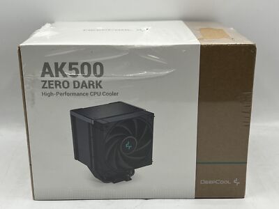 Deepcool AK500 Zero Dark High Performance Single Tower CPU Cooler New Sealed