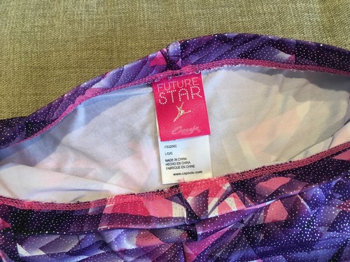 Girls Future Star Shorts Dance Gymnastics Size L