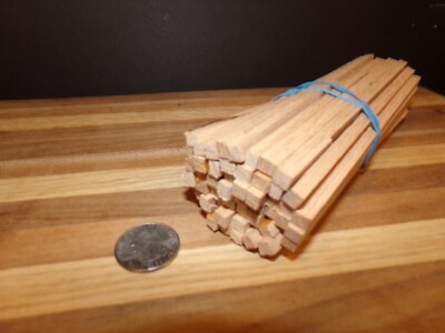 HO-O-S scale scratch building/ model material  red oak  50ct.