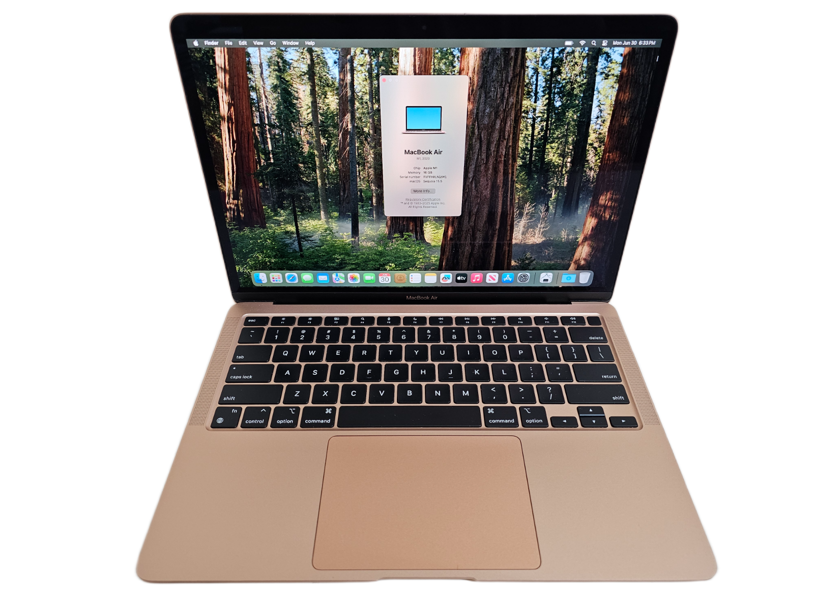 ノートPC Mac (Apple) - M1 MacBook Air 16GB/512GB  A2337 Apple MacBook Air Laptop - 3.2 GHz Apple M1 16GB 512GB SSD