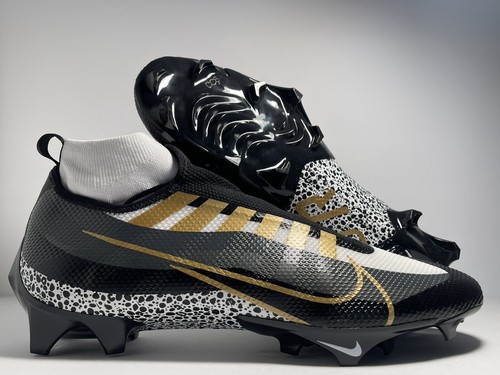 Nike Vapor Edge Pro 360 Football Cleat Black Gold White