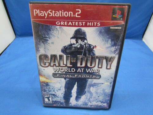 Call of Duty: World at War Final Fronts, GH (PlayStation 2, PS2) Complete/Tested