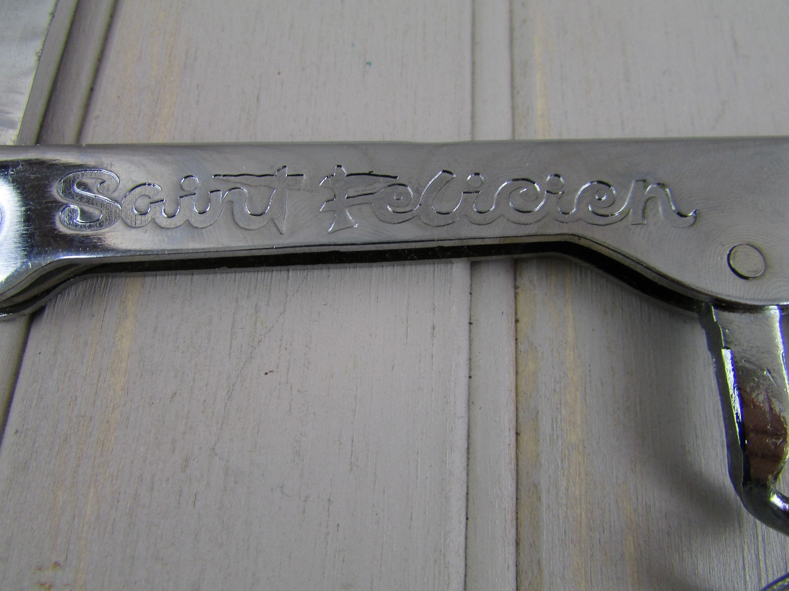 Vintage Corkscrew Bottle Opener Valderrobles Saint Felicien Stainless