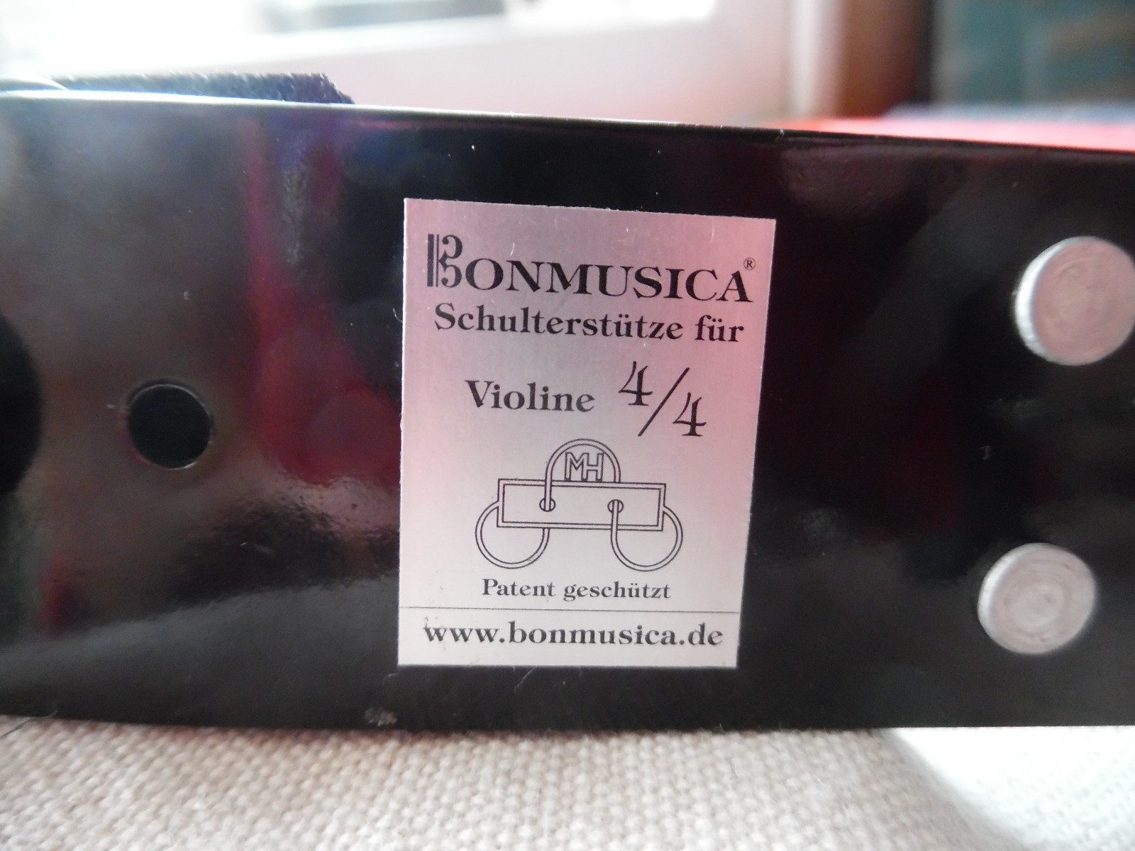 Bonmusica Germany Flexible Adjustable Violin Shoulder Rest 4/4 great condition