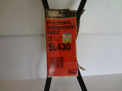Master Mechanic Fractional Horsepower V-Belt 43'' 21/32''  5L430