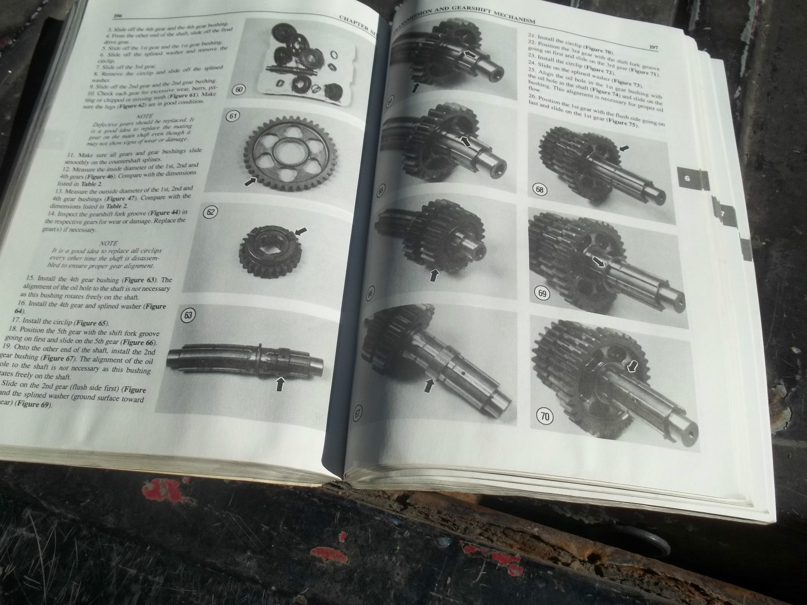 REPAIR SERVICE MANUAL HONDA VT1100 1985 1986 1987 1988 1989 - 1990