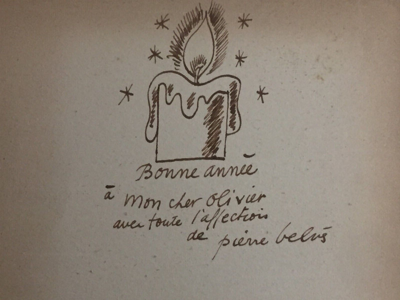 P495-Enfantina: Pierre BelvÃ¨S: Roule Galette, PÃ¨Re Castor Avec Envoi Et Dessin