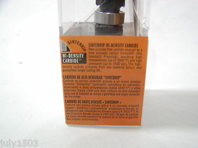 1/2 D Straight Pattern 1/2 Top Bearing Bit Carbide Tip Router Bit Tempate CMT