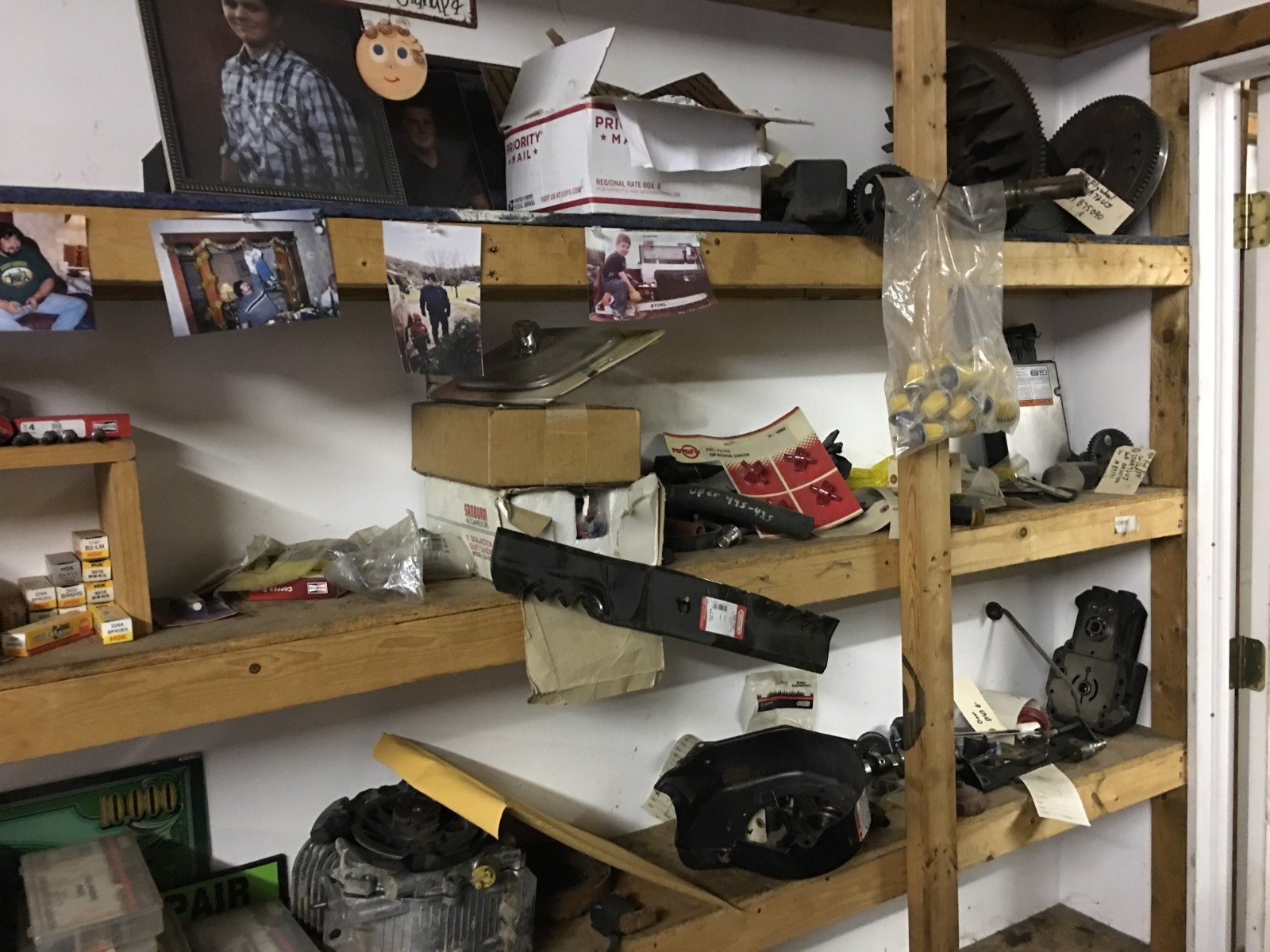 E bay used Mower & Engine Parts Business for sale  $100K in inventory for $25K