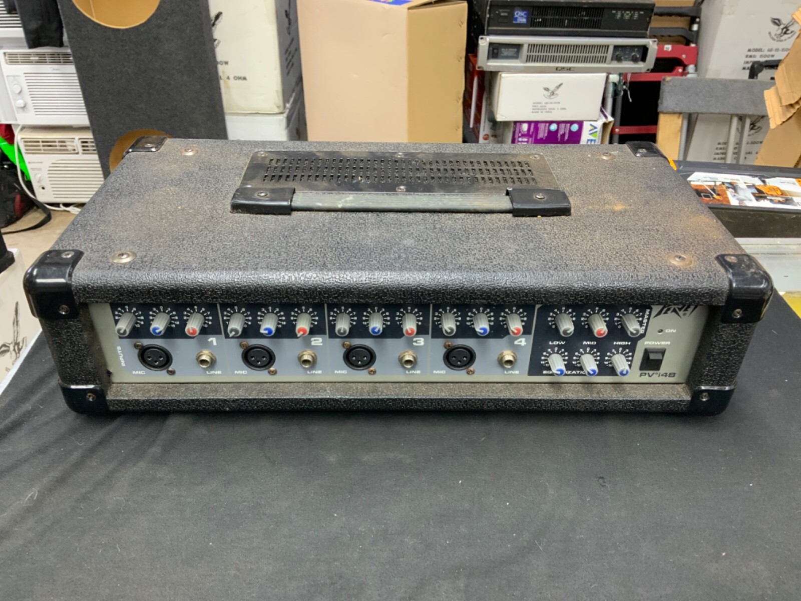 Peavey PVi 4B 4 Channel 100 Watt Powered Mixer | eBay