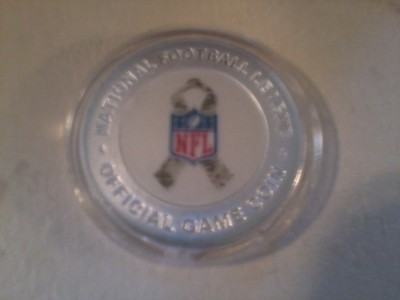 NFL Game Used Coin 4 Opening Toss Seattle Seahawks Atlanta Falcons Nov. 10, 2013