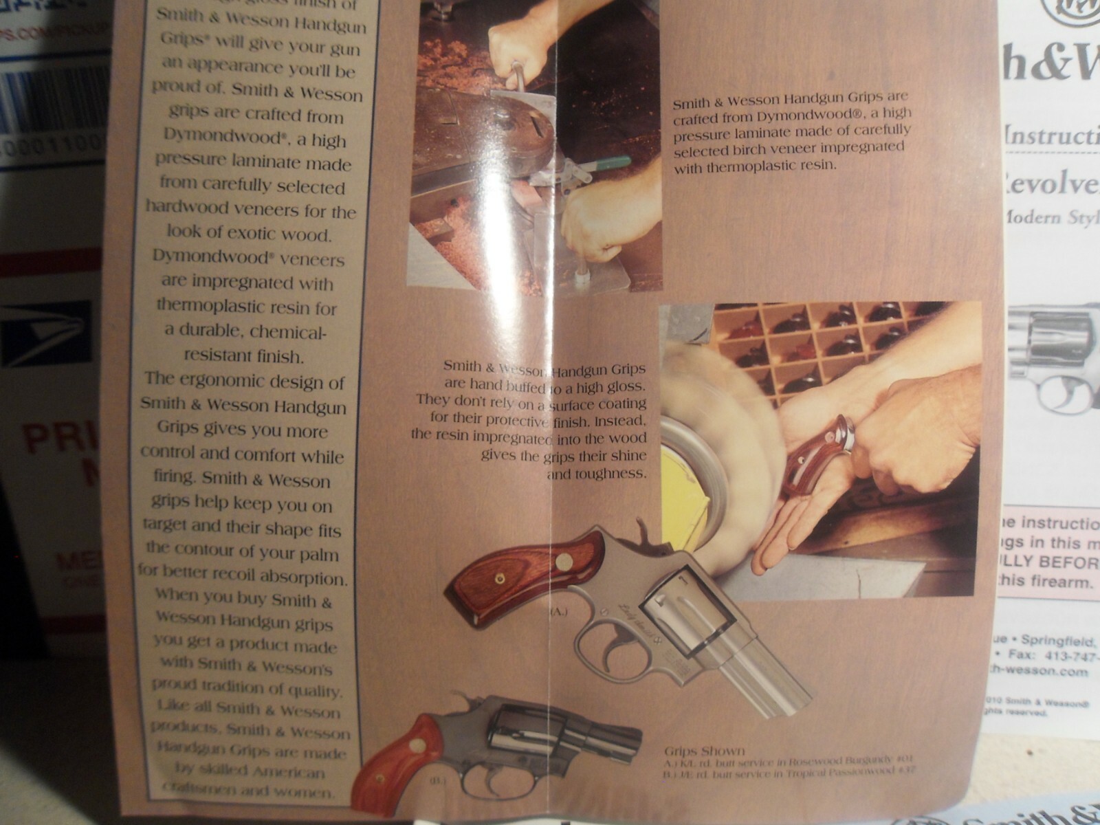 S & W Modern Style Revolver SAFETY & INSTRUCTION Manual