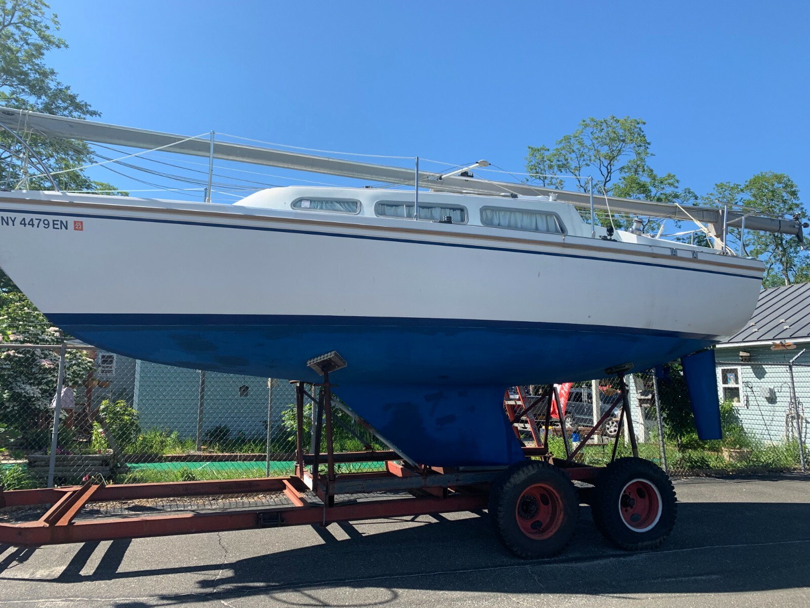 1974 27' CATALINA W/ ATOMIC 4 ENGINE REBUILT IN 2016 - NICE SAILBOAT! (NYCURL74)