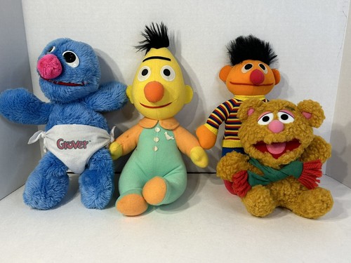Vintage Sesame Street plush lot of 4 | eBay