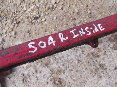 Farmall 504 rowcrop IH Tractor left brake pedal & lock latch bar