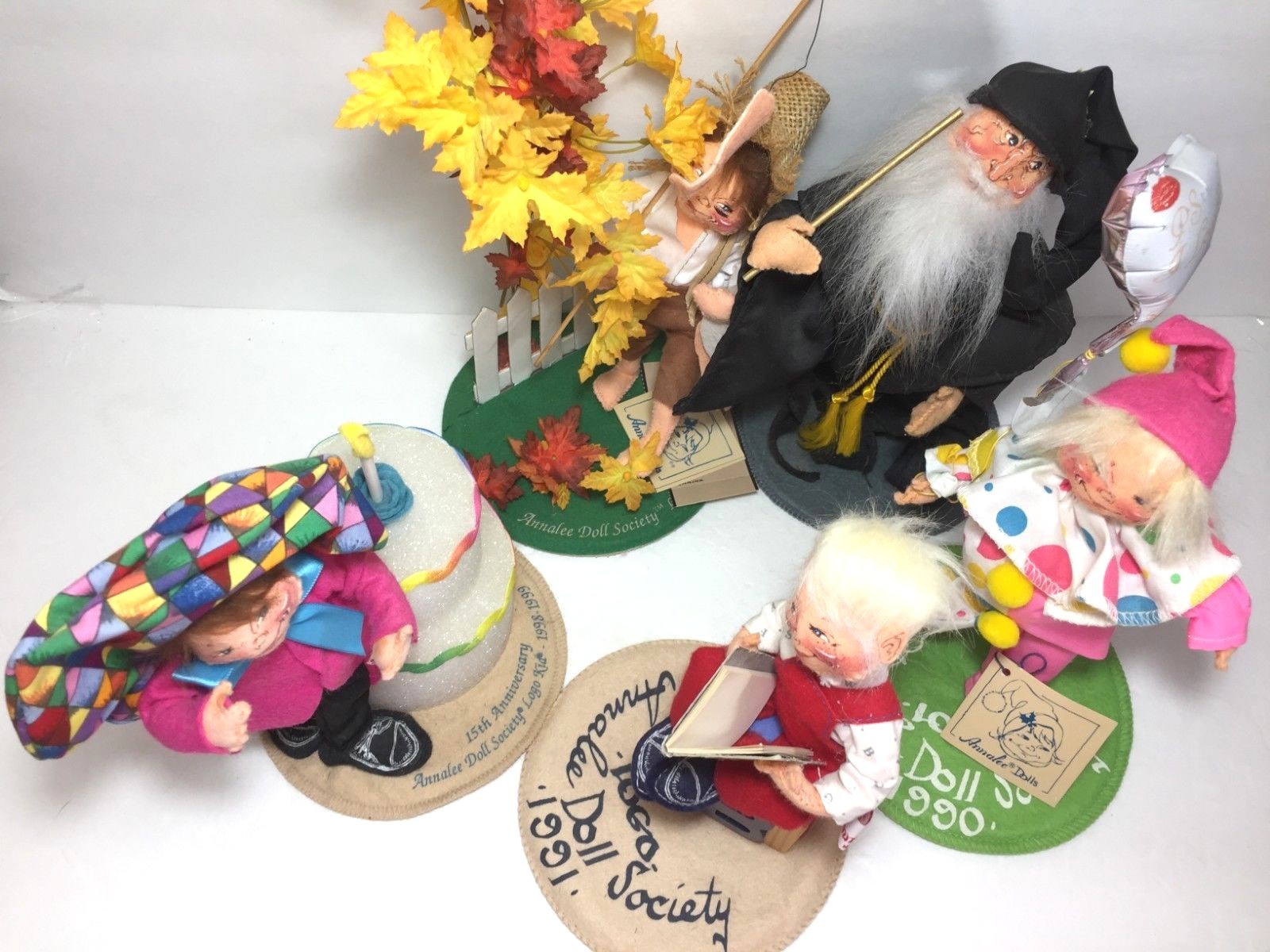 Annalee Dolls -  Lot of 5 Figures - 1990's