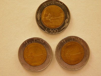 Italy 1861 Now 3 Coins Vatican