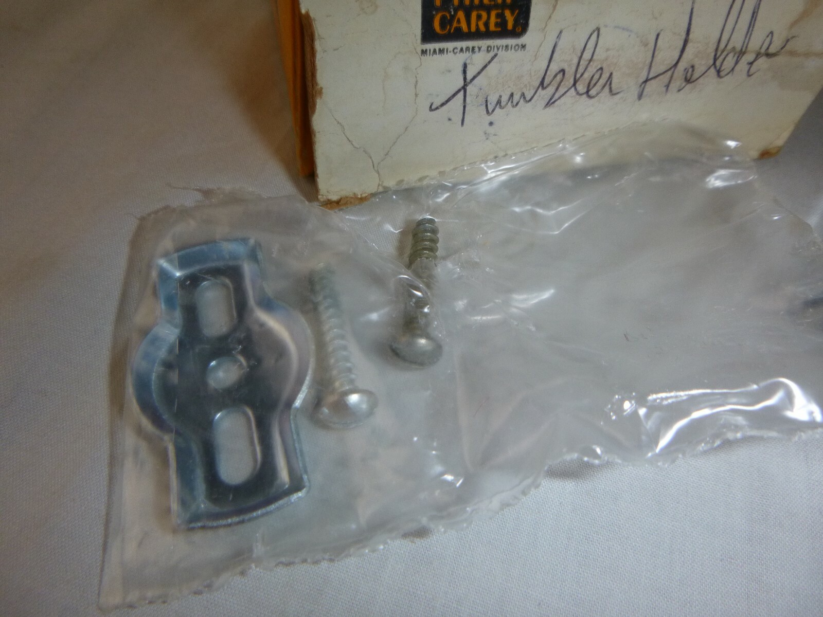 NOS Vtg Mid Century Miami Carey Chrome Wall Mount Tumbler Holder