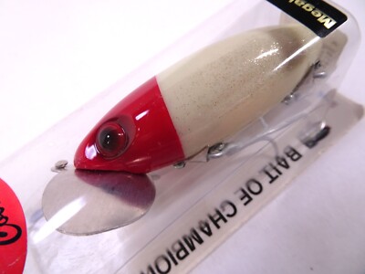 JITTERBUG - FREE SHIPPING! - Megabass Arbogast - GLOW REDHEAD color NIP Tuned by