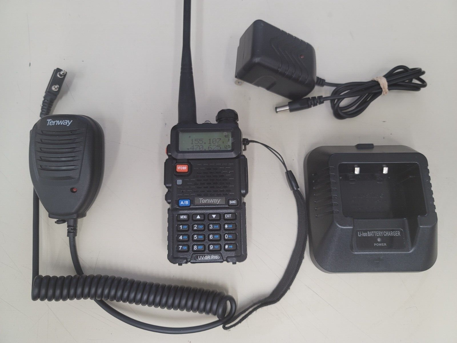 TENWAY # UV-5R PRO DUAL BAND TWO WAY RADIO WALKIE-TALKIE FM TRANSCEIVER UNIT