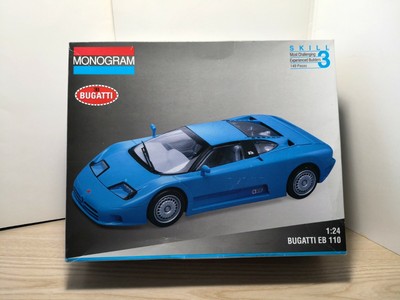 Monogram 1:24 Bugatti EB110 Super Sport Car, discontinued and rare!