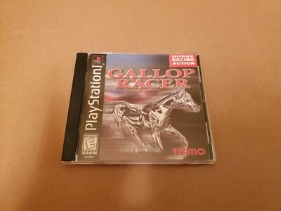 Gallop Racer (Sony PlayStation 1, 1999) PS1 Black Label