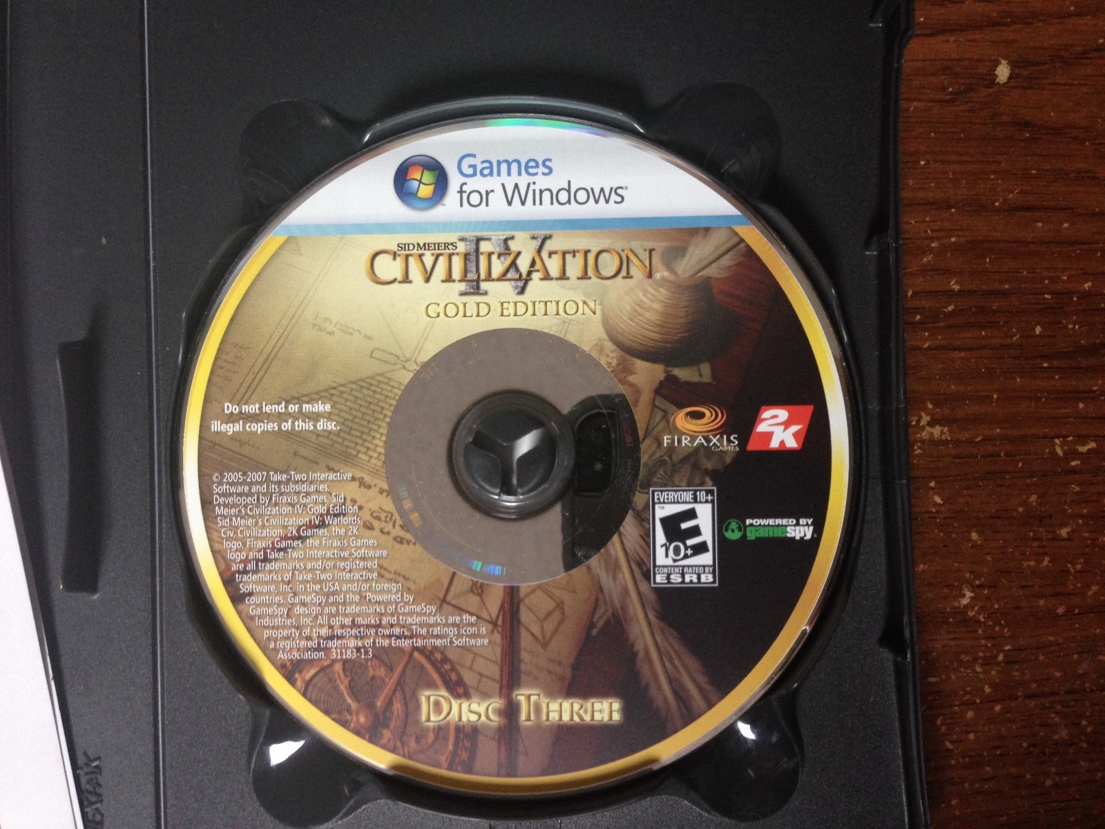 2007 Sid Meier's Civilization IV Gold Edition Game