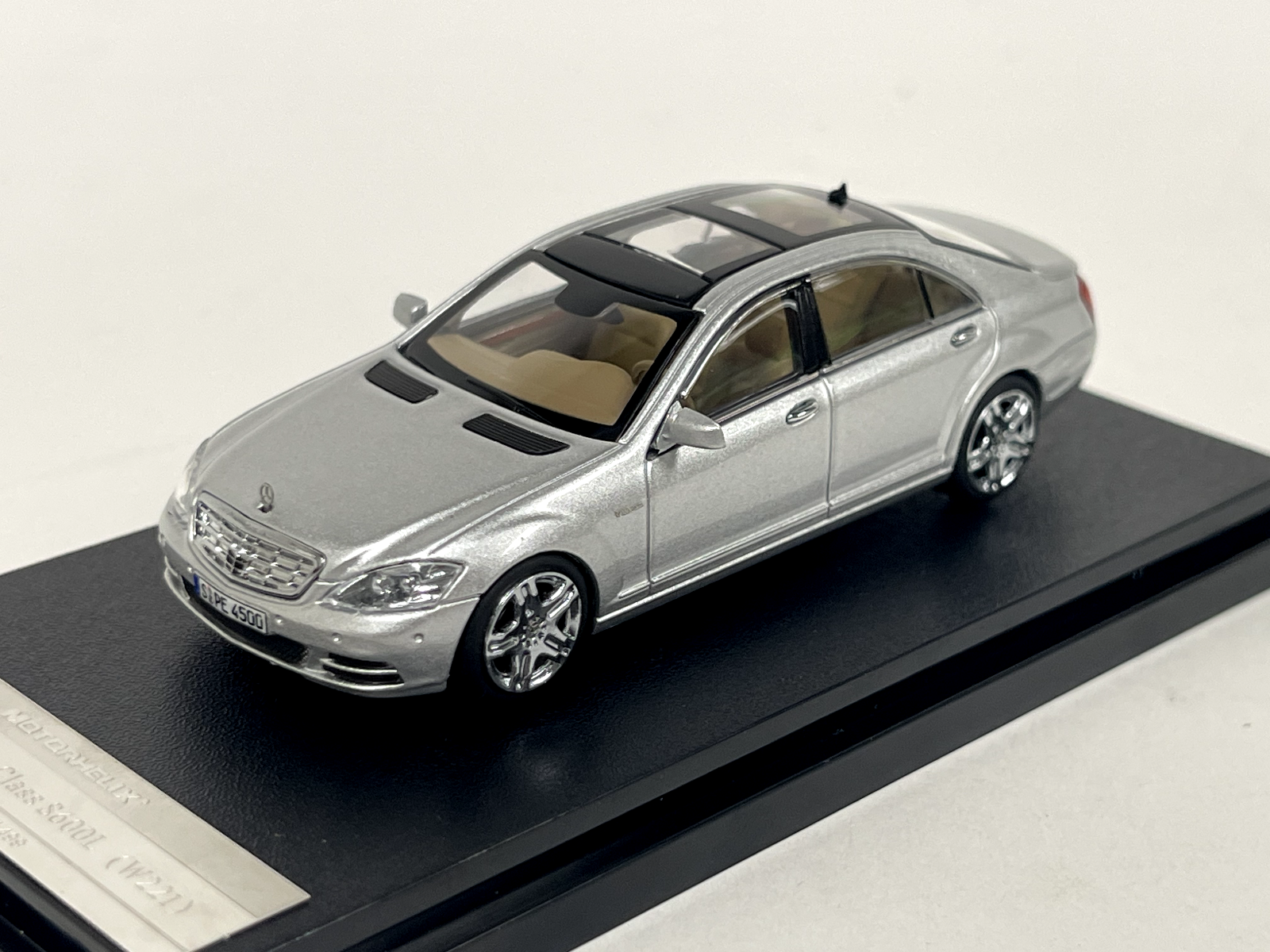 ミッションモデル　ベンツ　Mercedes-Benz S600 シルバー ミッションモデル ベンツ Mercedes-Benz S600 シルバー