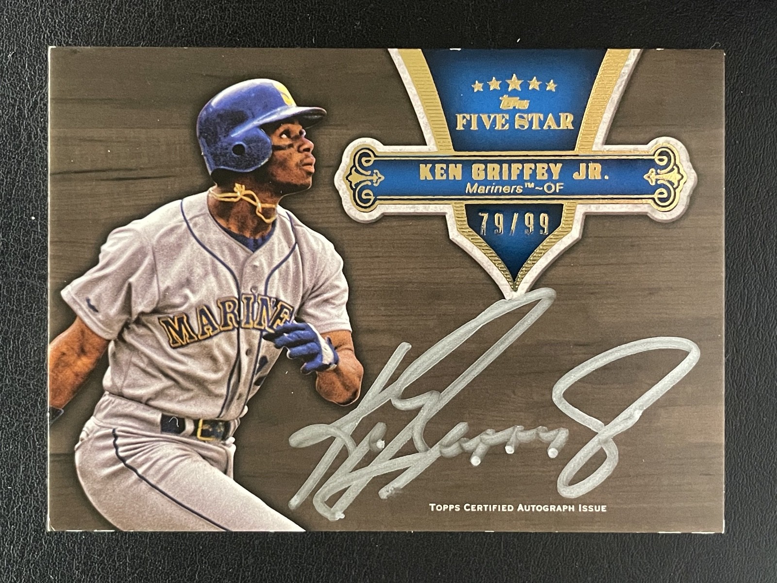2012 Topps Five Star Silver Signatures Ken Griffey Jr /99 on card Auto Autograph