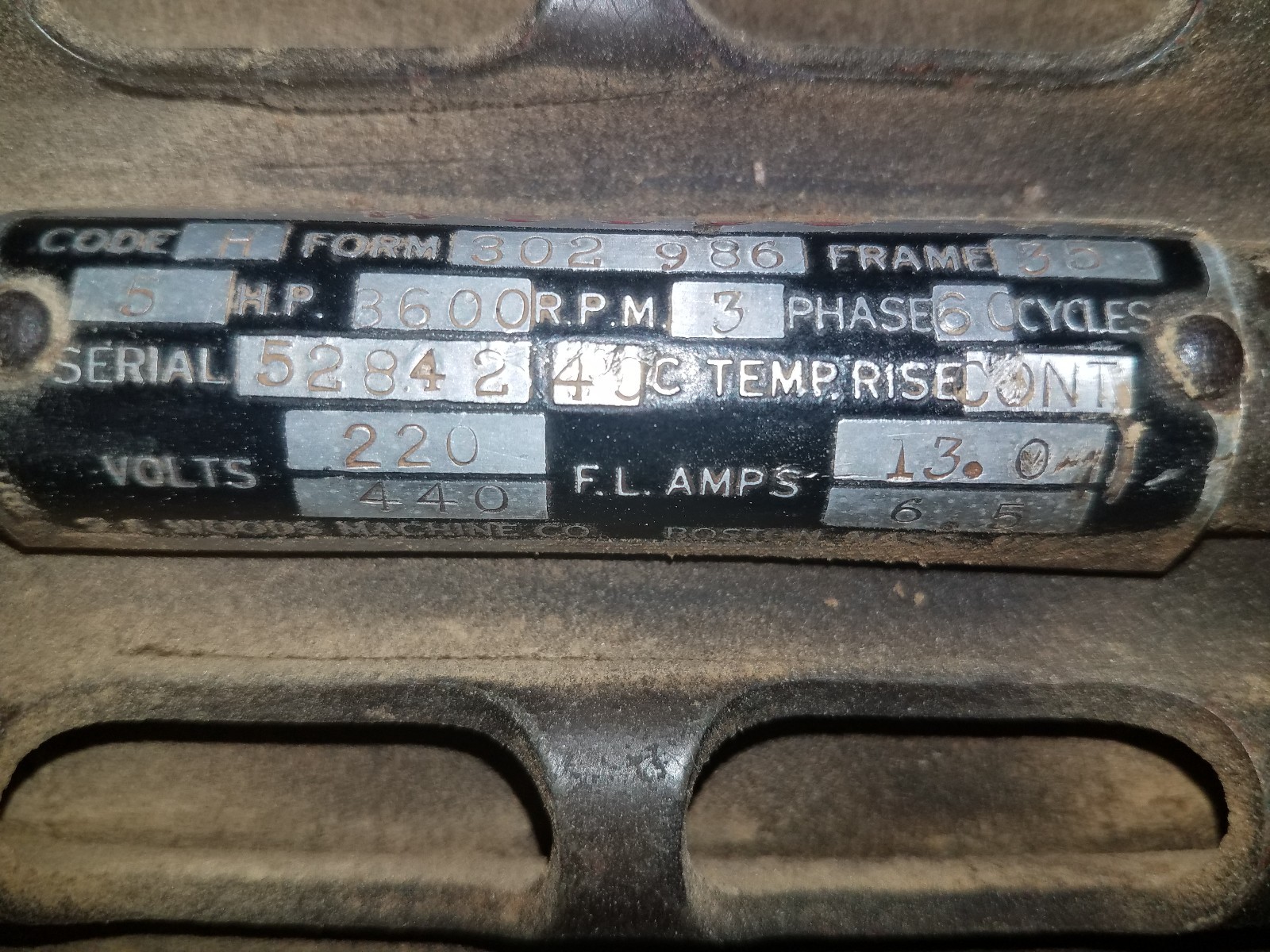 ROCKWELL P-24 PLANER - 5HP 3 PHASE 220/440 V