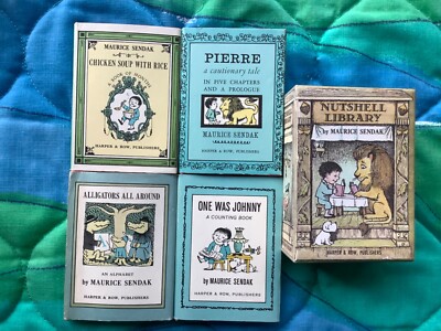 Maurice Sendak NUTSHELL Library mini children s books Pierre Chicken Soup  1962