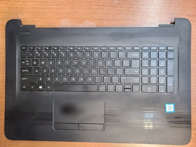 ORIGINAL HP 17-X115DX 17-X100 17.3'' PALMREST TOUCHPAD KEYBOARD 856698-001 READ!!