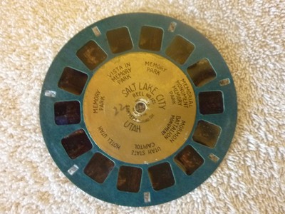 VIEWMASTER  GOLD FOIL REEL # 121 SALT LAKE CITY UTAH