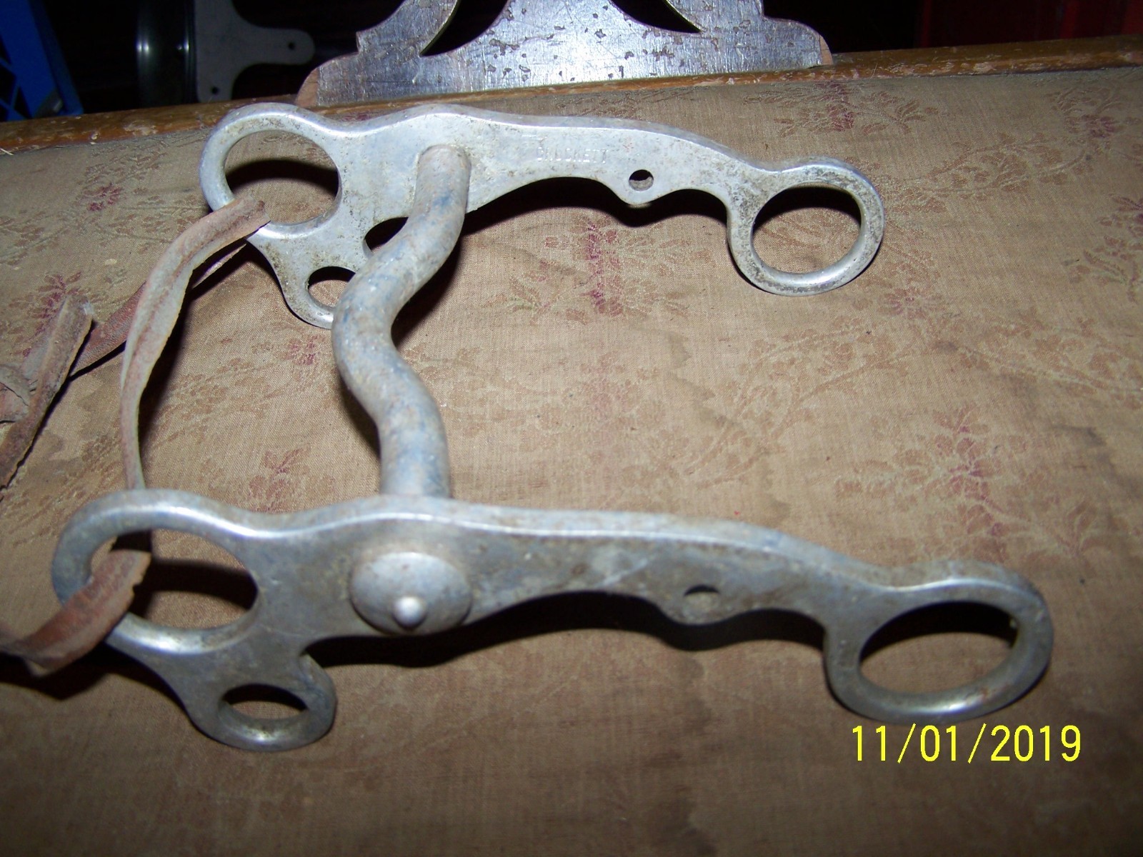 Vintage CROCKETT & RENALDE Aluminum Horse Bits Tack Western