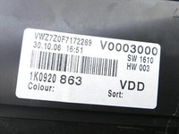 VW Golf 5M Plus 04-08 1,4 59KW Kombiinstrument Tacho VW Golf 5M Plus 04-08 17.11.2006 1K0920863X 1K0920863... Vorschau 7