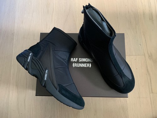 Raf Simons Runner Cylon 22 Black Trainers Sneakers Shoes Boots