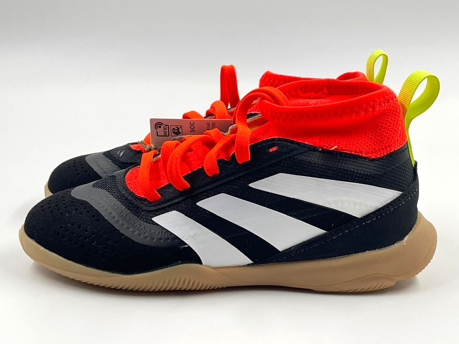 Adidas Predator 24 League Indoor Sneaker, Black/White/Solar