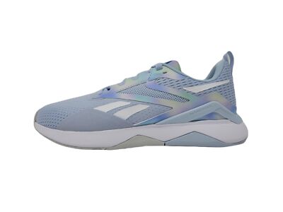 Reebok Women's Nanoflex TR 2.0 Cross Trainers, Pale Blue/White/Grey, 6 M US