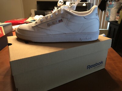REEBOK CLUB C 85 WHITE LIGHT GREY GUM BS7686 WOMENS US SIZE 10.5