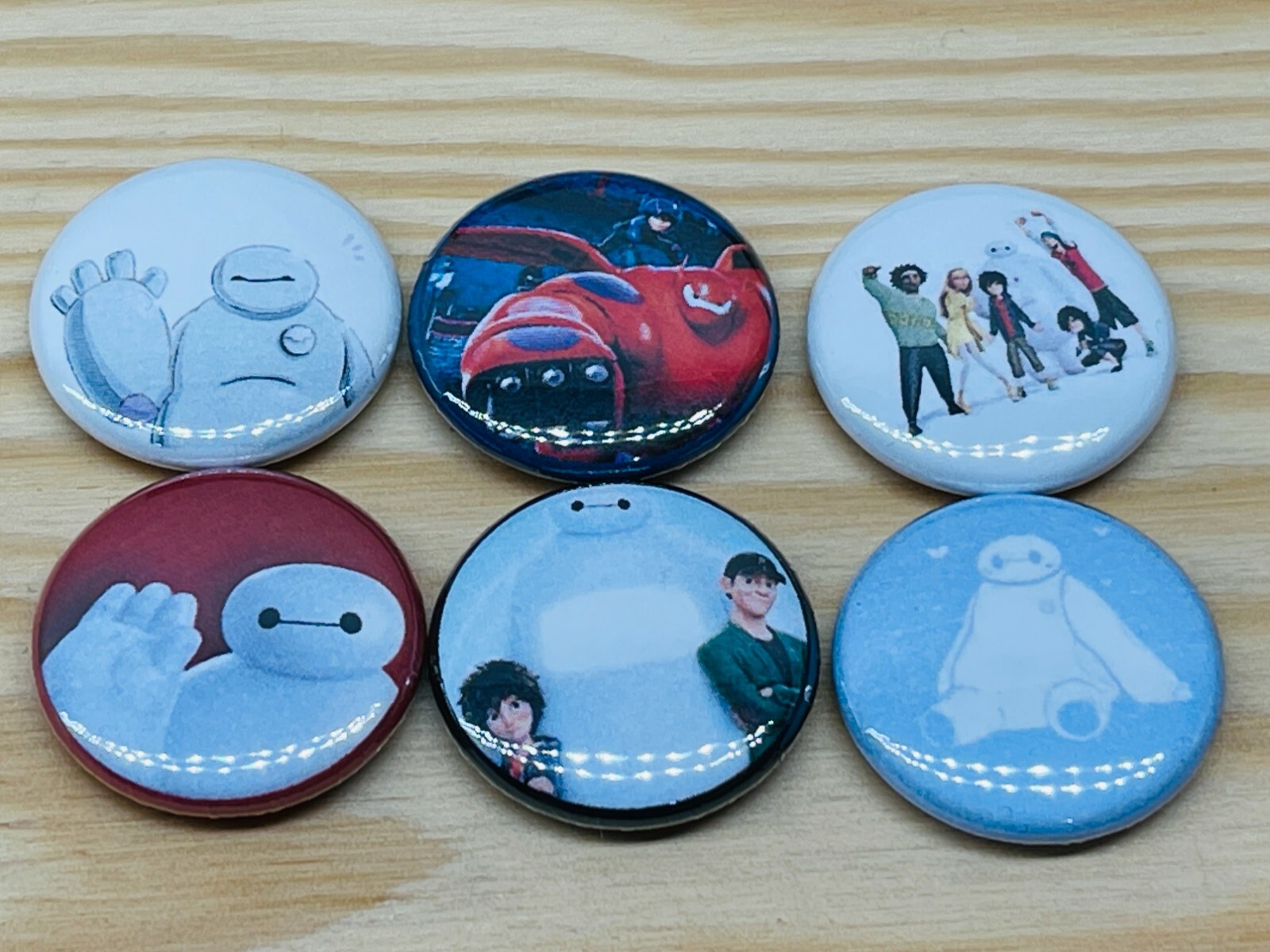 DISNEY BIG HERO 6 BAYMAX HIRO TADASHI - 6 PIECE 1