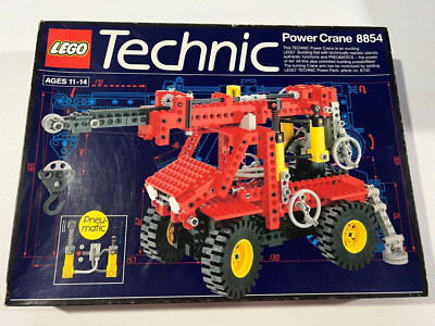 Lego Technic 8854 Power Crane - Complete w/ Instructions & Box Classic Vintage