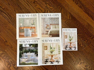 Lot of 5  Serena  & Lily Catalogs,  Various Issues-  NEW