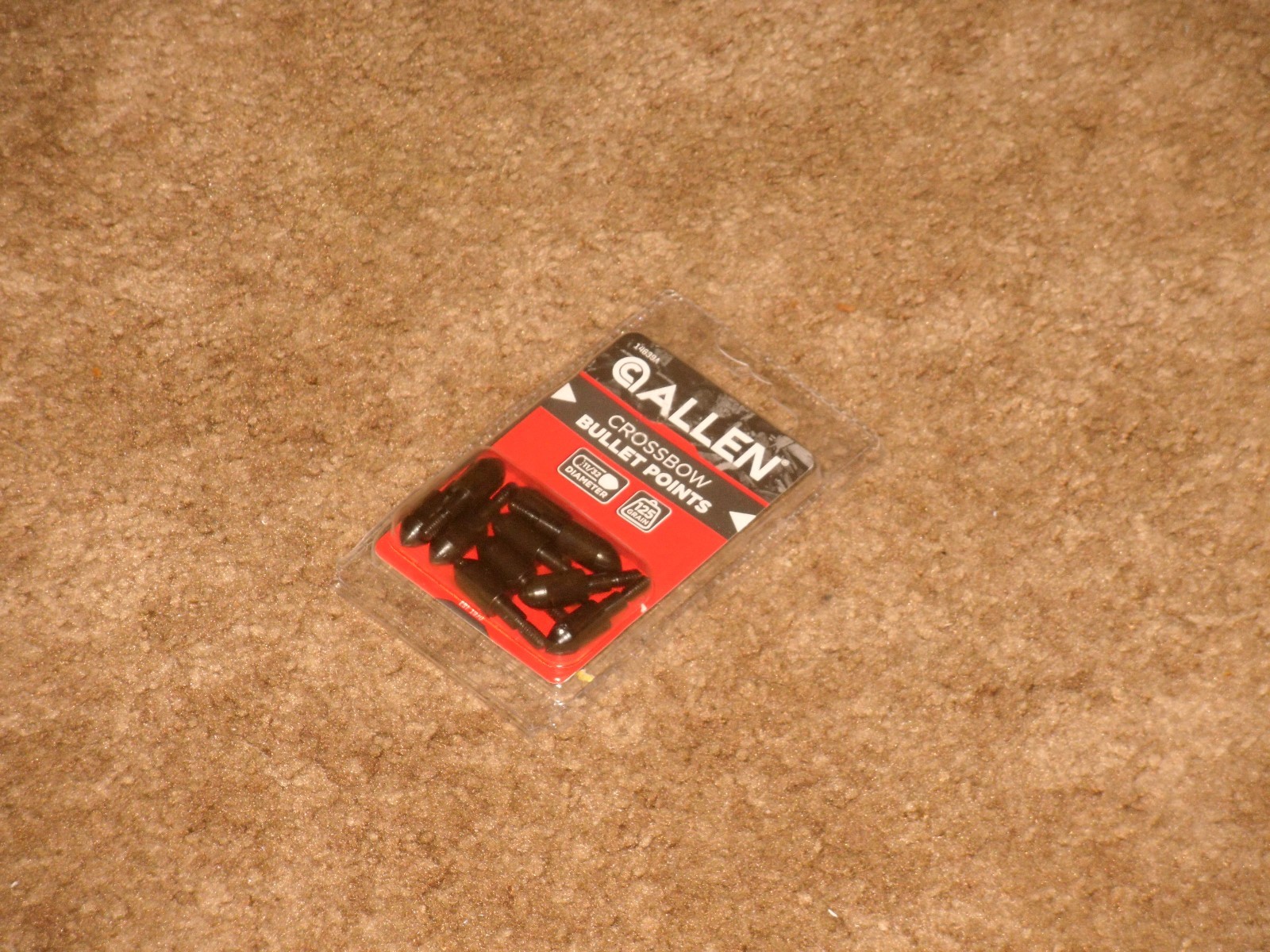 NEW Allen Crossbow Bullet Points - 11/32 inch Diameter - 125 grain