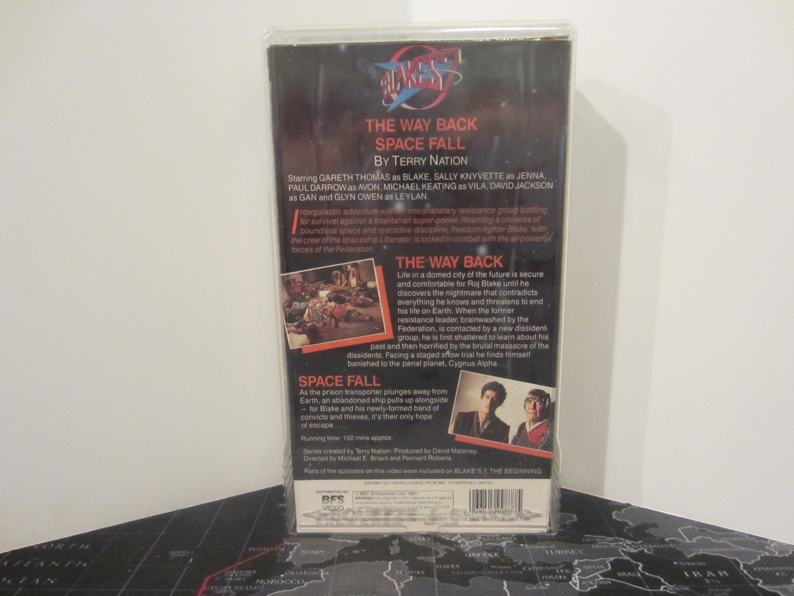 Blakes 7 VHS Volume 1 The Way Back ~ Space Fall OOP Squeeze & Shake Case NICE!!!