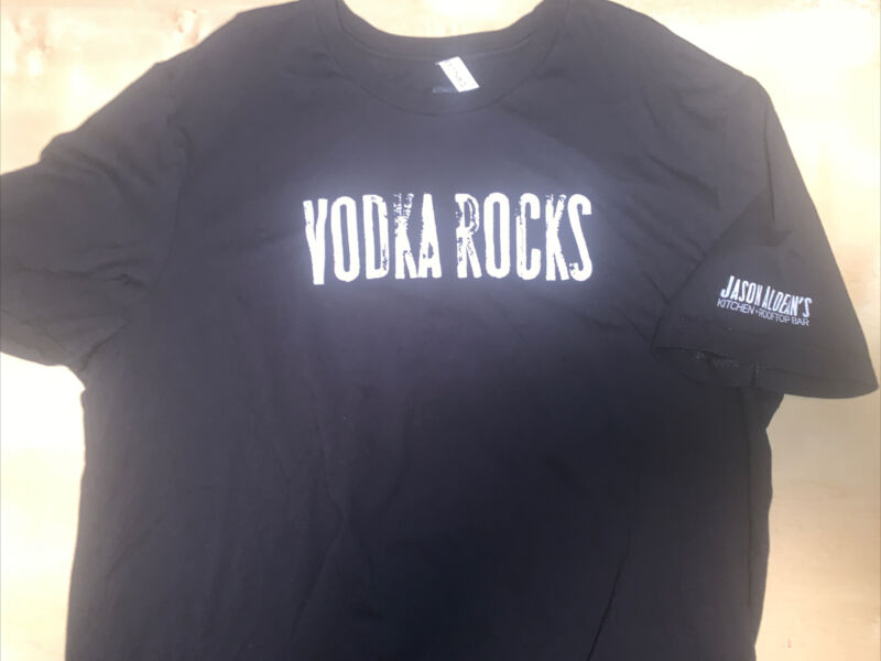 Jason Aldean Vodka Rocks Aldean’s Kitchen Rooftop Bar 2XL Shirt Nashville